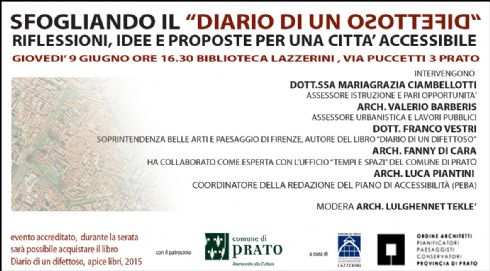 "Diario di un difettoso" a Prato
