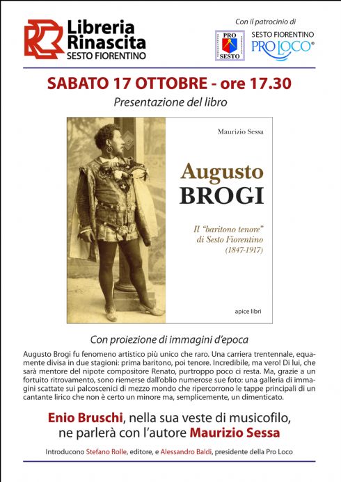 "Augusto Brogi" alla Libreria Rinascita